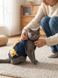 Load image into Gallery viewer, Giraffe Cat Tank — lifestyle photo