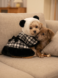 Load image into Gallery viewer, Panda Cape Dress — lifestyle photo