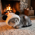 Load image into Gallery viewer, Panda Sherpa Hood — lifestyle photo