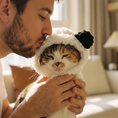Load image into Gallery viewer, Panda Sherpa Hood — lifestyle photo