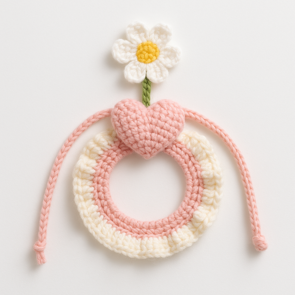 Daisy Heart Collar