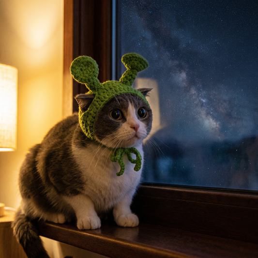 Alien Knit Hat — lifestyle photo