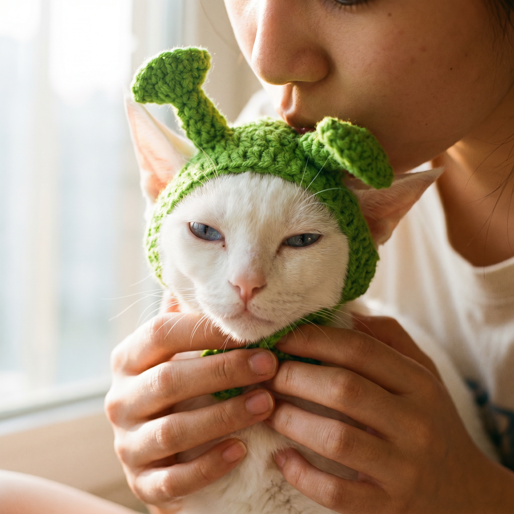 Alien Knit Hat — lifestyle photo