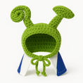 Load image into Gallery viewer, Alien Knit Hat — product detail (white background)
