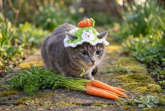 Bunny Carrot Crochet Set — lifestyle photo