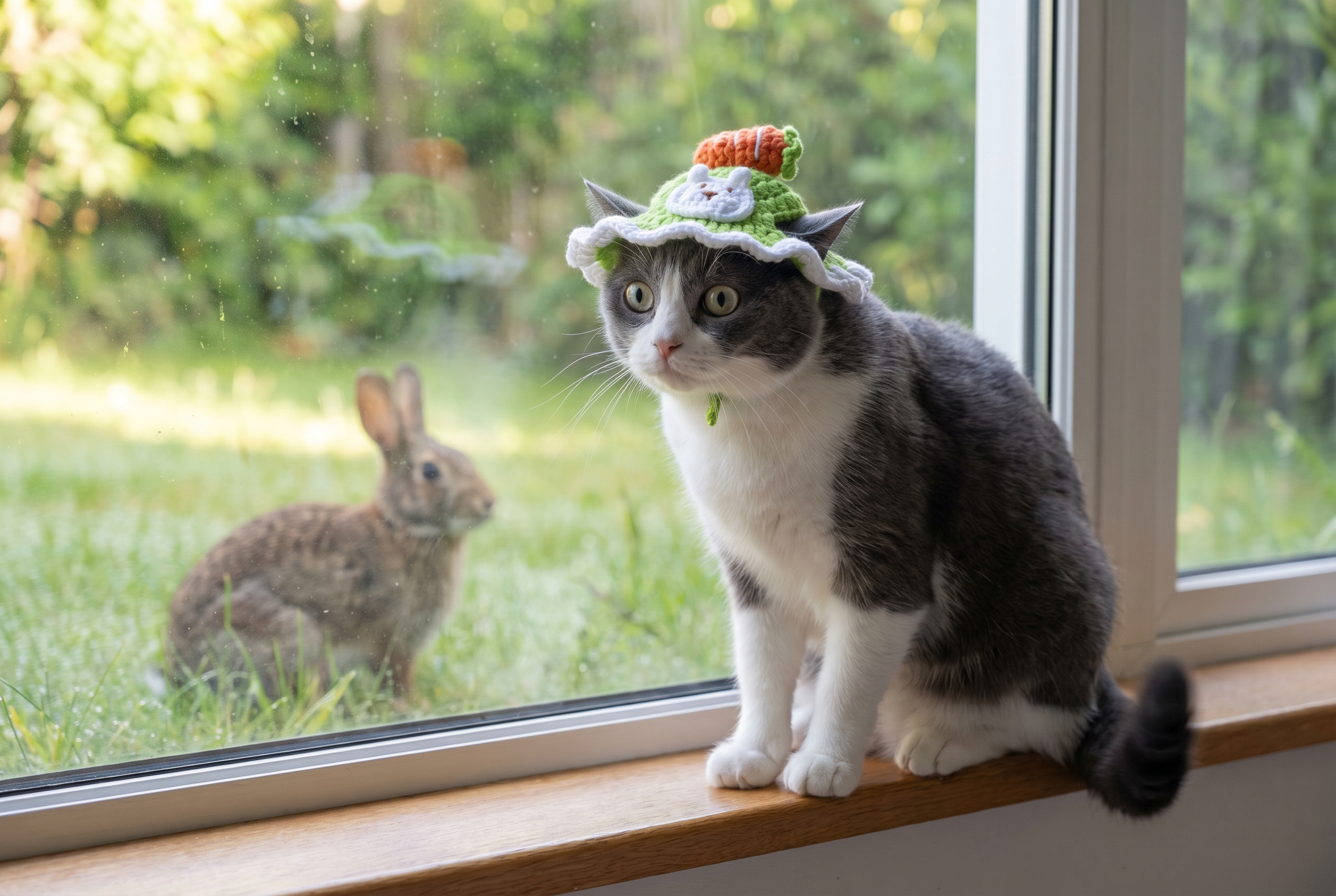 Bunny Carrot Crochet Set — lifestyle photo