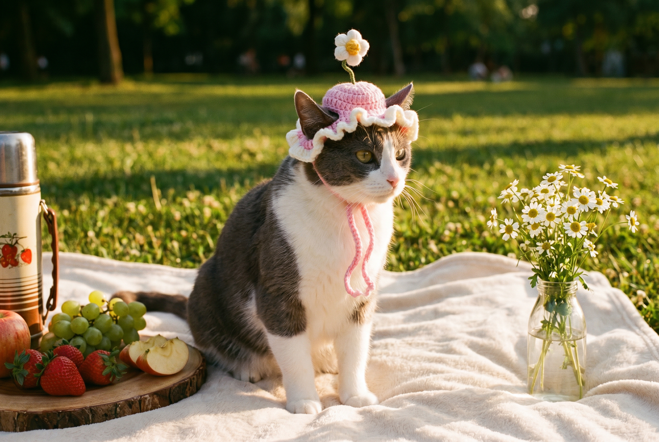 Daisy Heart Collar — lifestyle photo