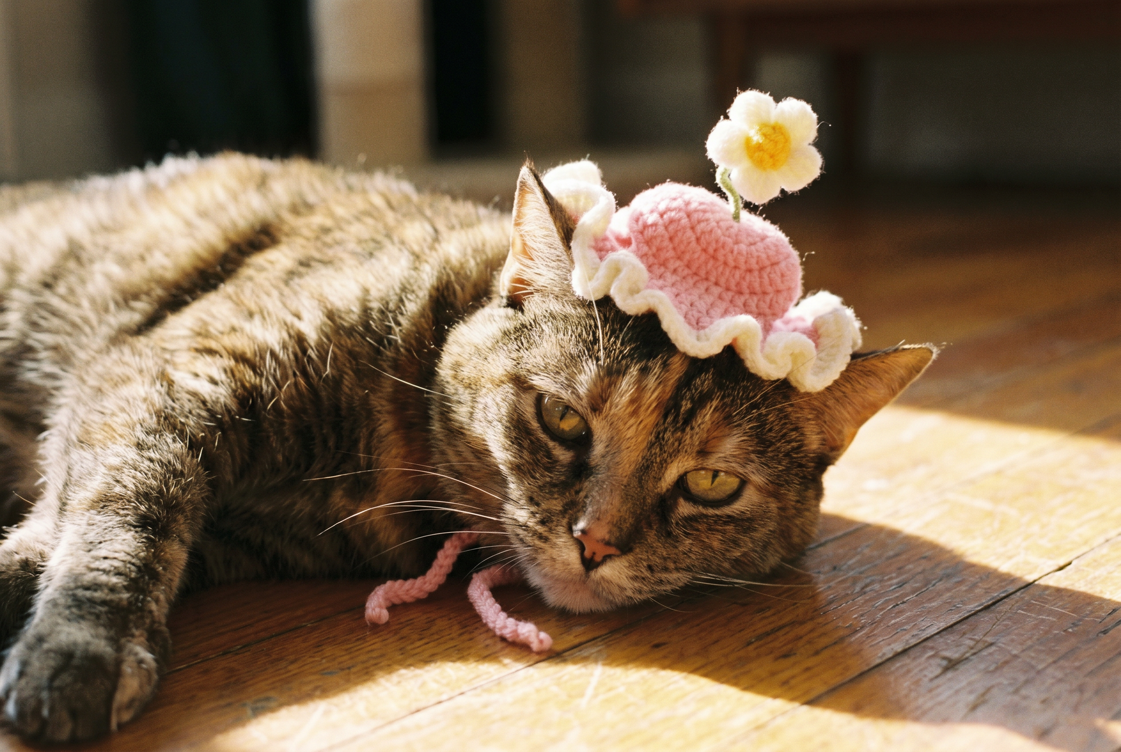 Daisy Heart Collar — lifestyle photo