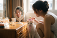 Load image into Gallery viewer, Daisy Heart Collar — lifestyle photo
