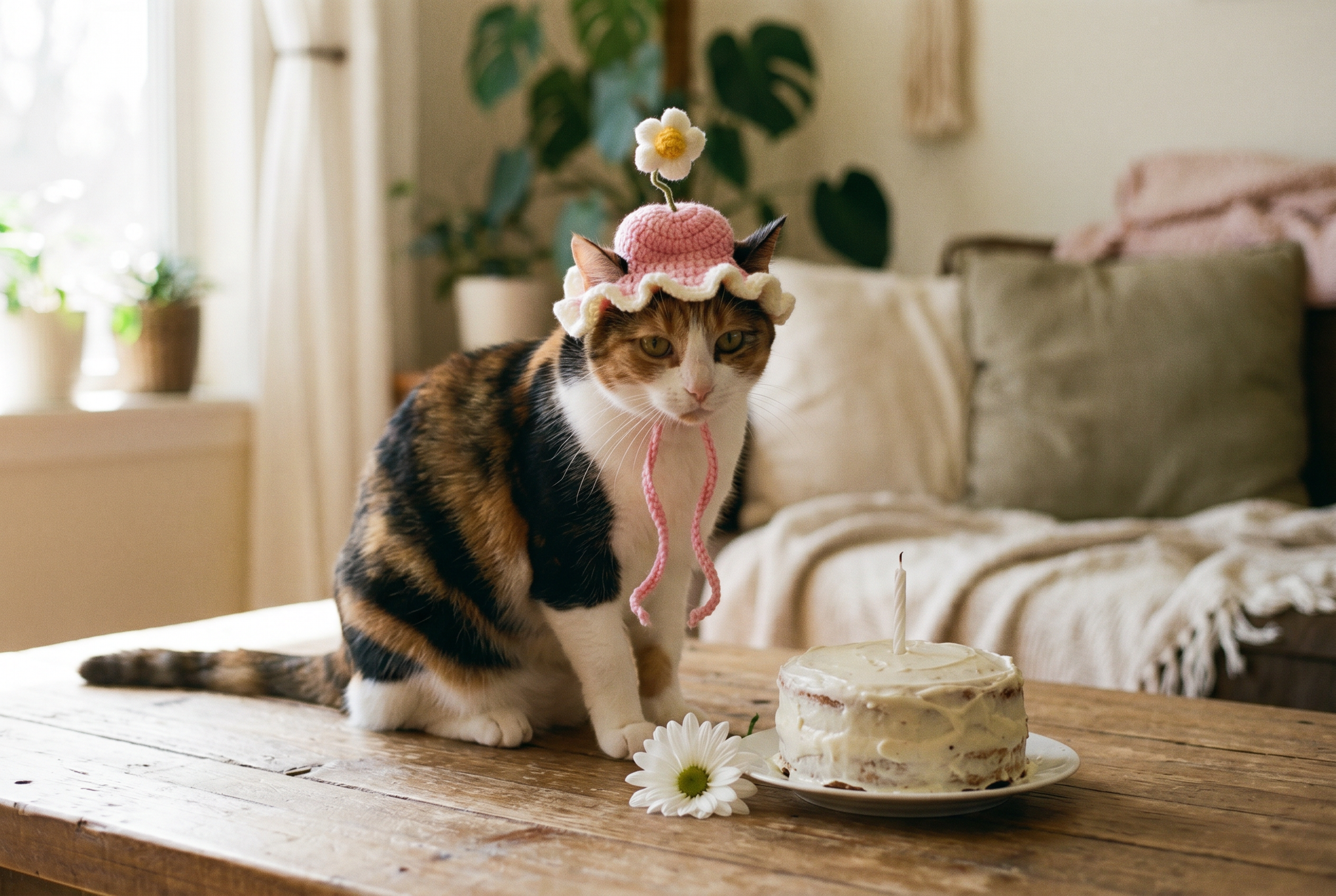 Daisy Heart Collar — lifestyle photo