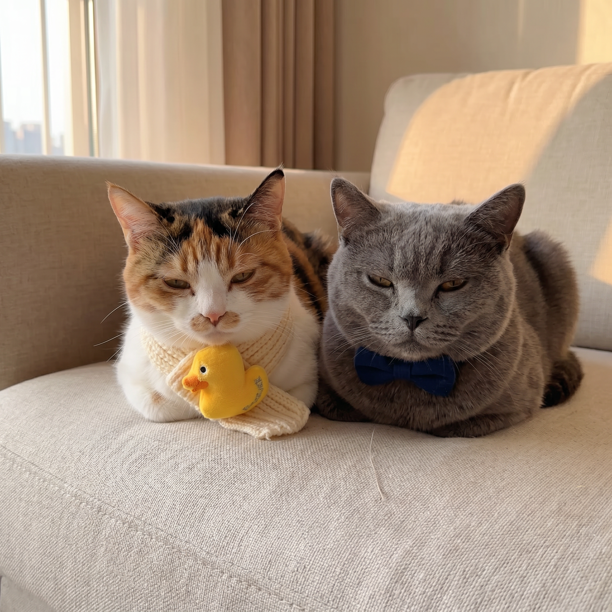 Duck Charm Scarf — lifestyle photo