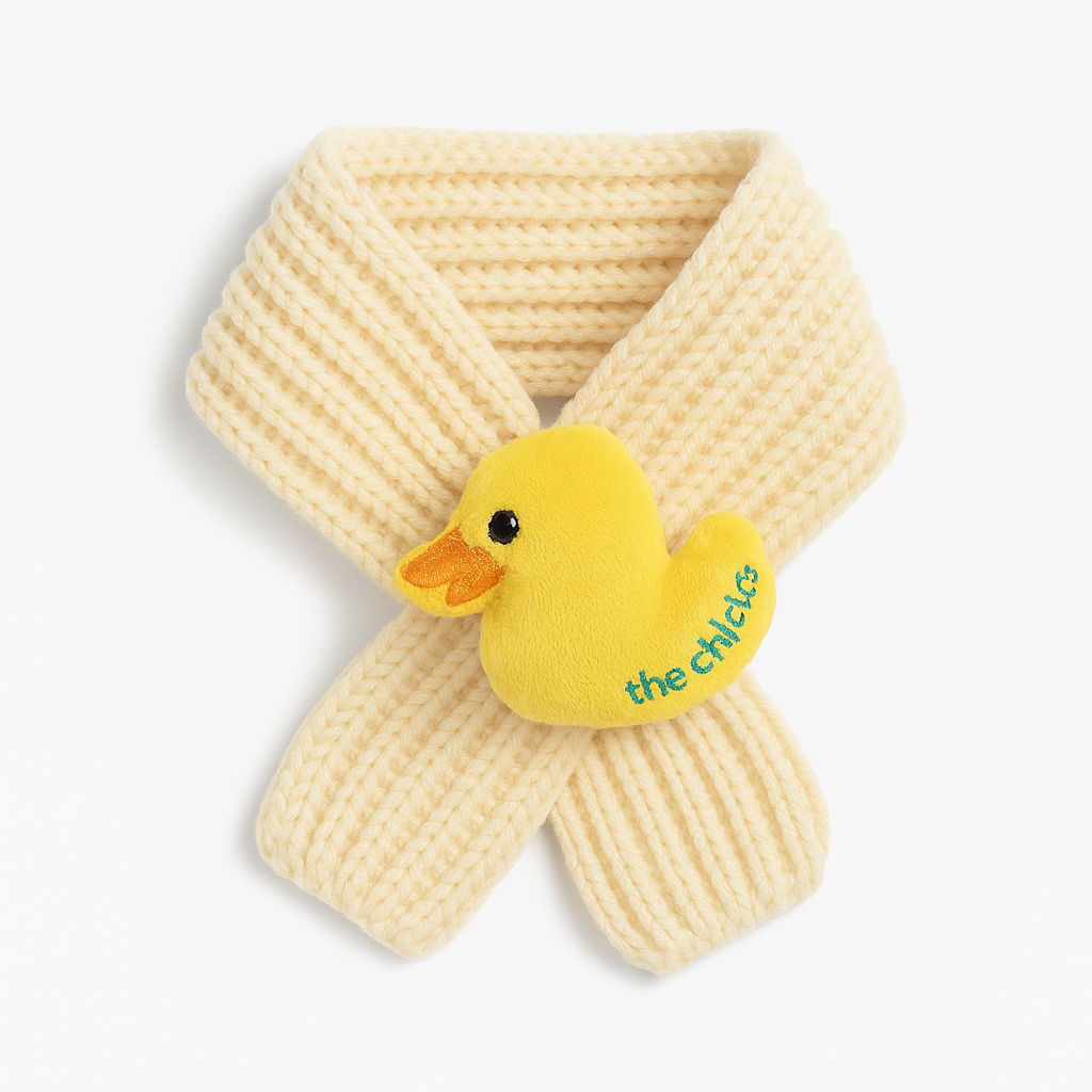 Duck Charm Scarf — product detail (white background)