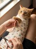 Load image into Gallery viewer, Floral Rabbit Wrap — lifestyle photo
