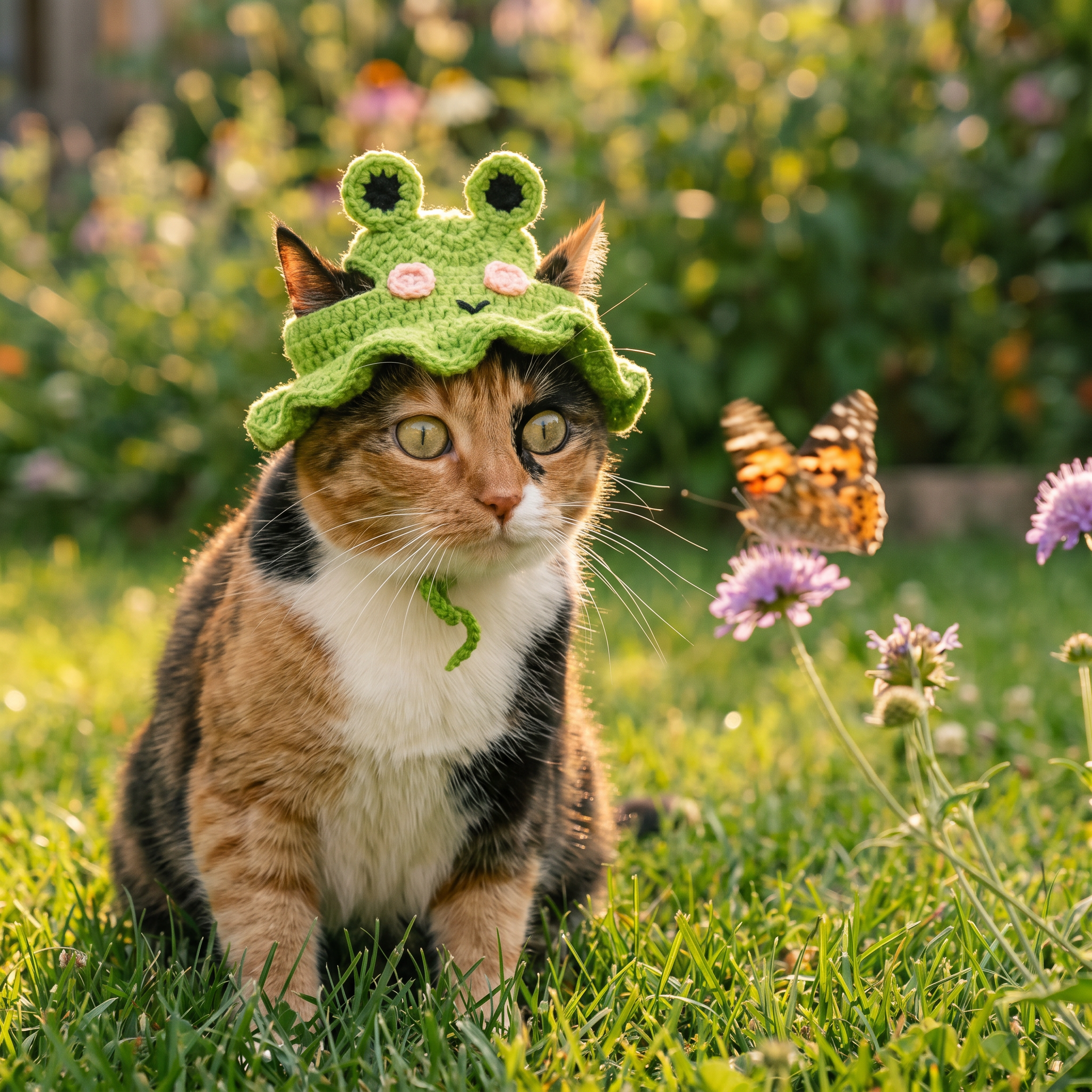 Frog Bucket Hat — lifestyle photo