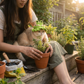 Load image into Gallery viewer, Frog Bucket Hat — lifestyle photo
