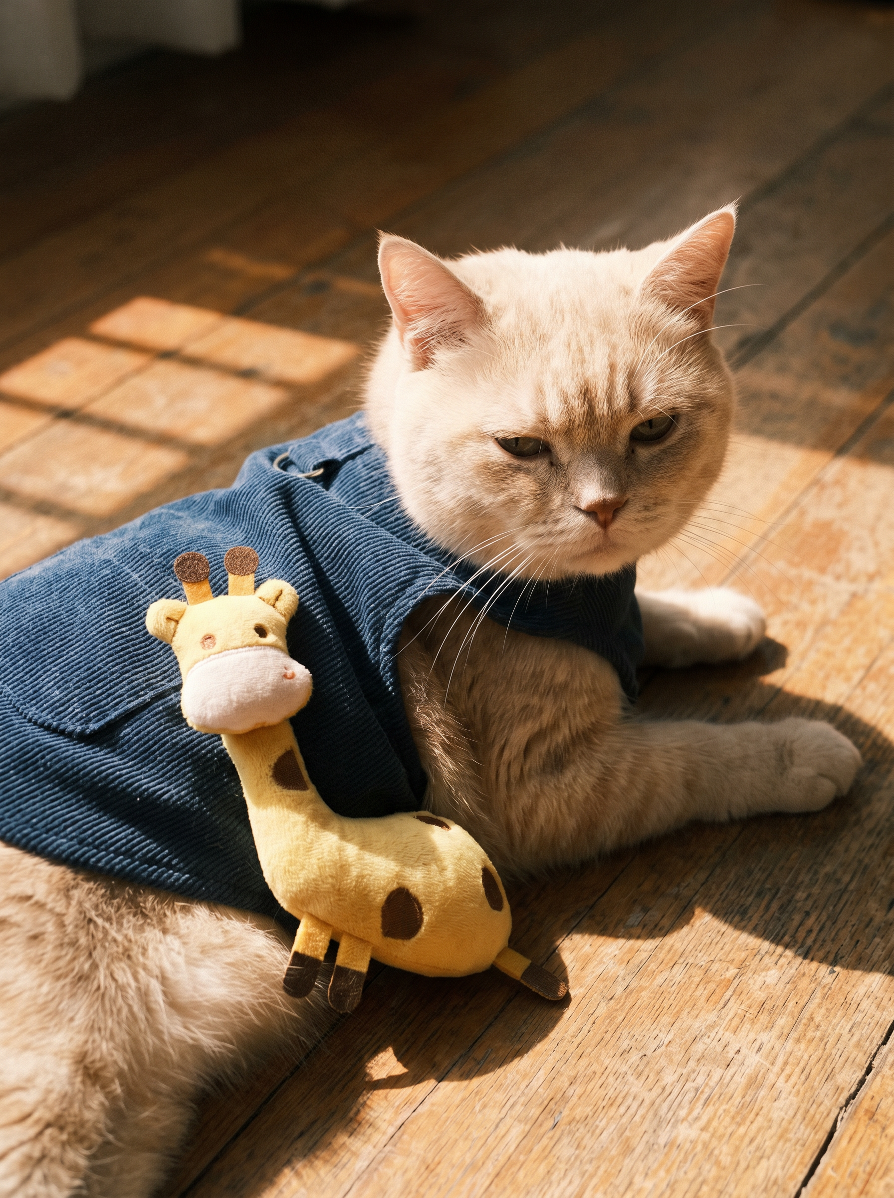 Giraffe Cat Tank — lifestyle photo