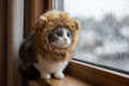 Load image into Gallery viewer, Lion Mane Hood — lifestyle photo
