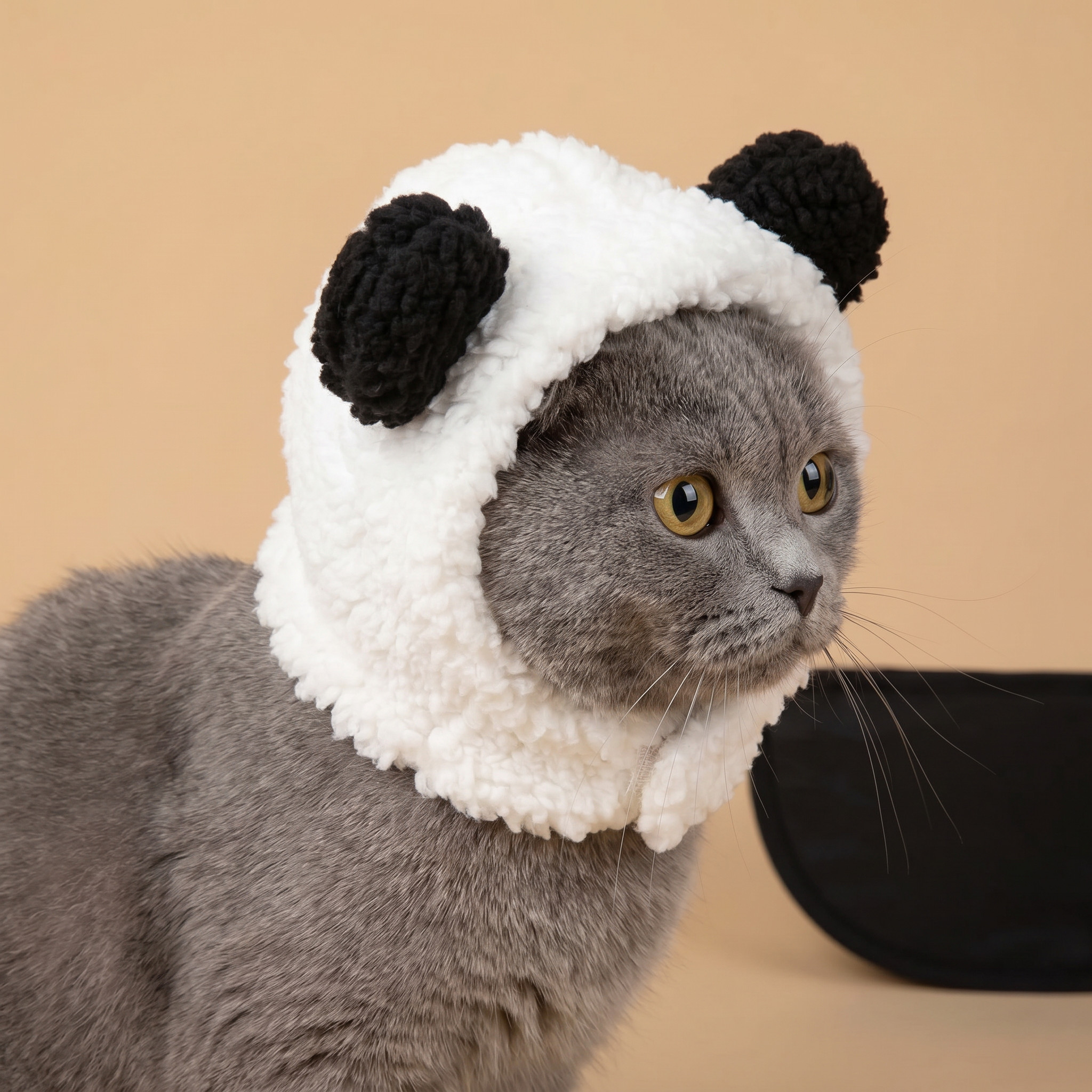 Panda Sherpa Hood — lifestyle photo