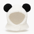 Load image into Gallery viewer, Panda Sherpa Hood — product detail (white background)
