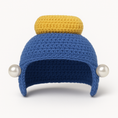 Load image into Gallery viewer, Pearl Drop Knit Hat — product detail (white background)
