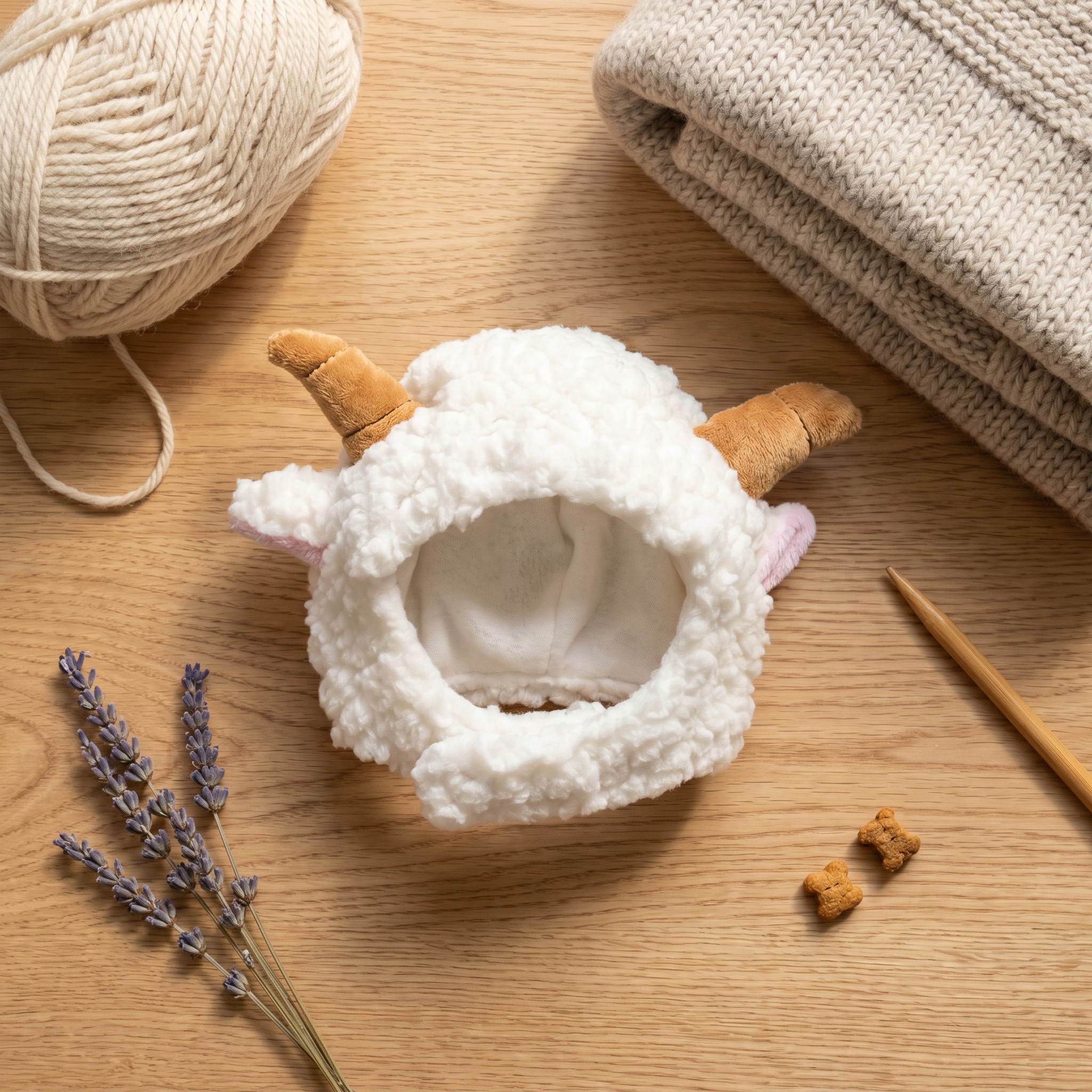 Sheep Horned Hood — lifestyle photo