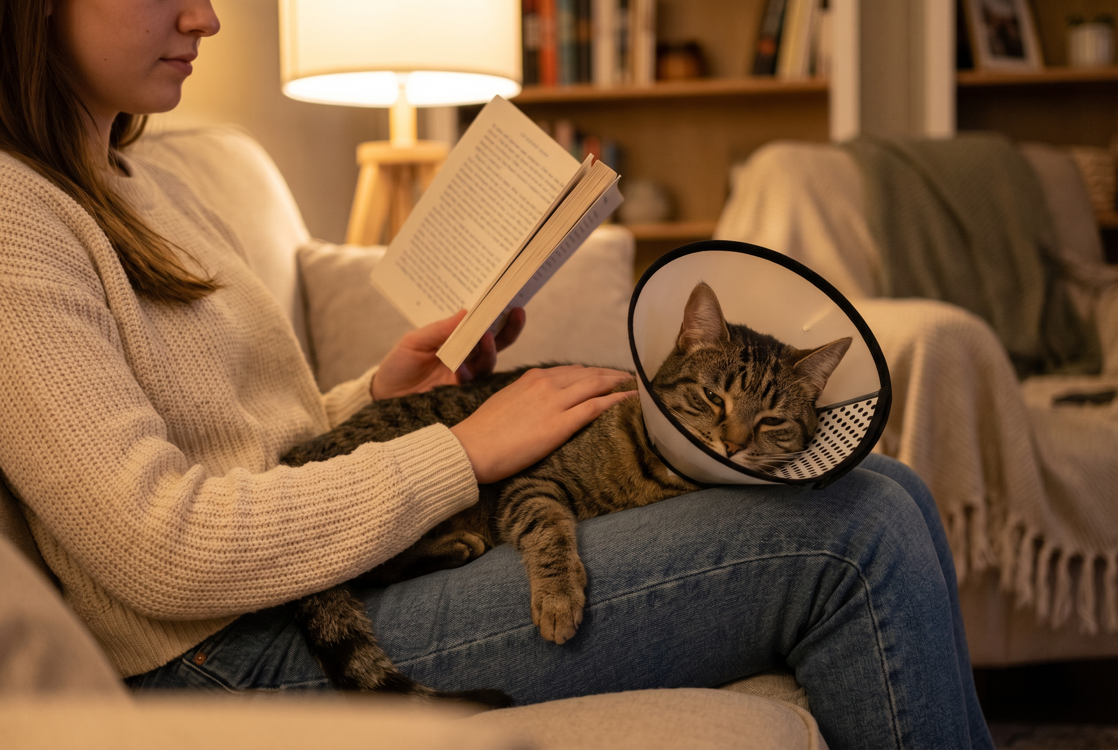 Soft Recovery Cone — lifestyle photo