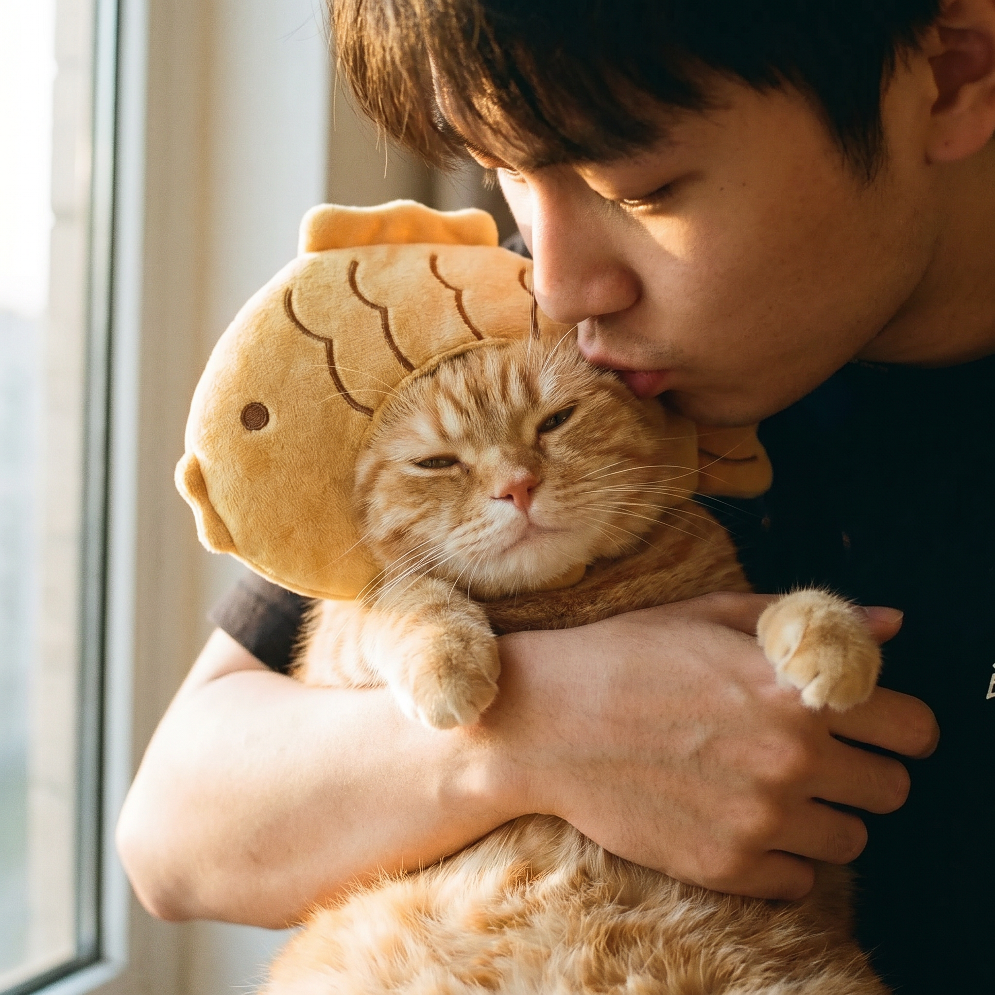 Taiyaki Fish Hood — lifestyle photo