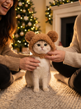 Load image into Gallery viewer, Teddy Bear Hood — lifestyle photo
