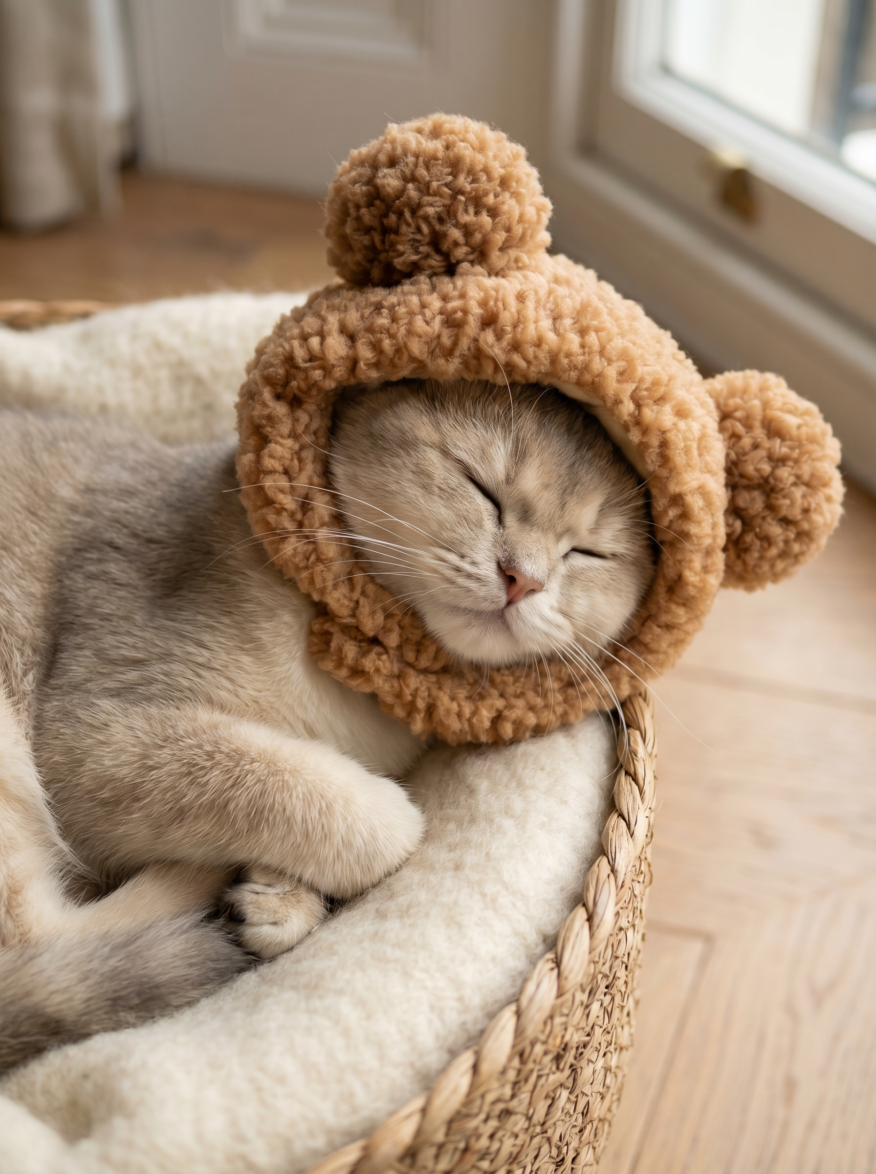 Teddy Bear Hood — lifestyle photo