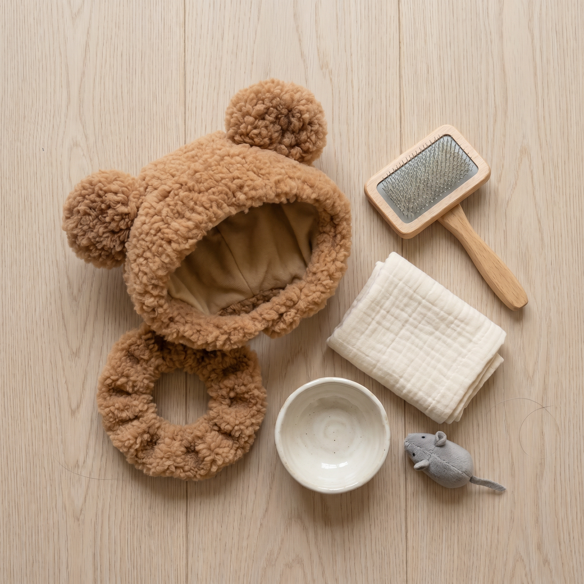 Teddy Bear Hood — lifestyle photo