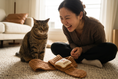 Load image into Gallery viewer, Toast Charm Scarf — lifestyle photo
